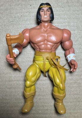 Vintage 1982 Remco Lost World of the Warlord Arak Action Figure w/ Axe & Belt