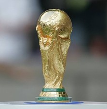 The FIFA World Cup trophy on display during the FIFA 2006 World Cu- Old Photo