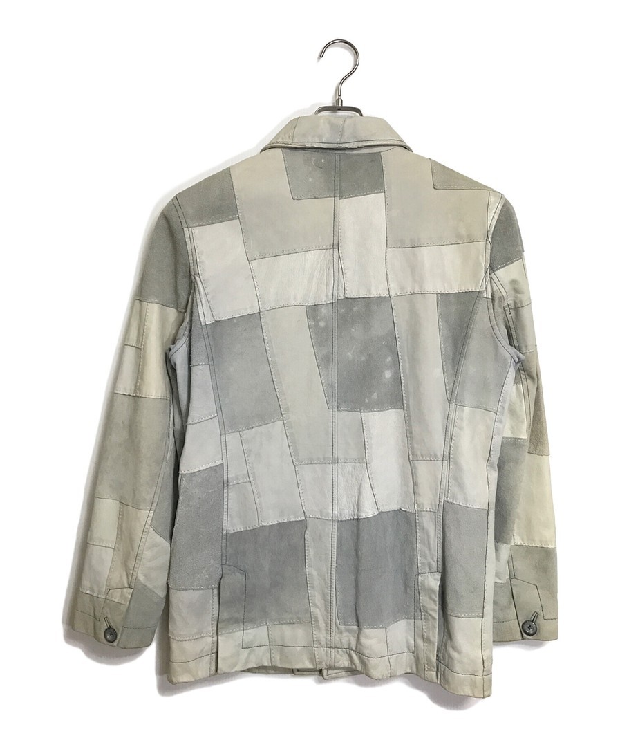 LEVI'S Patchwork Leather Jacket 70706-48 Sky Blue… - image 3