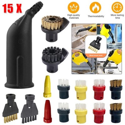 15er-Set Zubehör Für Kärcher Dampfreiniger Easyfix SC1/SC2/SC3/SC4/SC5 Rundbürst