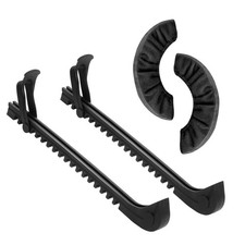Ice Skate Blade Covers Hockey Skate Guards for Youth Adults Black Large