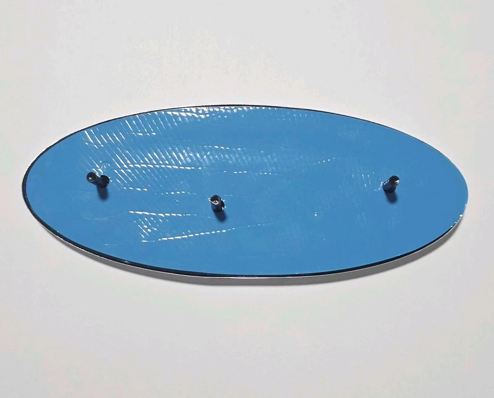 Black & Chrome 2005-2014 Ford F150 Front Grille/ Tailgate 9 inch Oval Emblem 2PC - Image 3 of 3