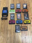 Vtg Supercharger Starpath Arcadia Atari VCS 7 Cassette Tapes Adapter Game WORKS