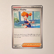 Misty's Vitality 080/084 Pitch Black Uncommon Supporter Trainer English 2023