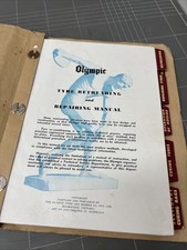 VINTAGE MANUAL CATALOGUE OLYMPIC TYRES TIRES 1950s MUSCLE CAR TECHNICAL DATA