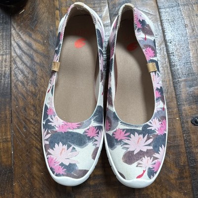 EUC UIN shoes Monet The Water-Lily Pond Menorca Women Size US 8 