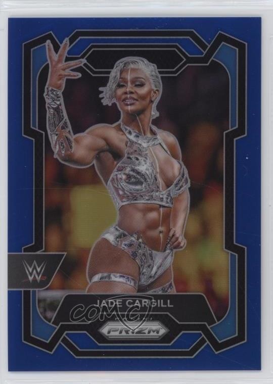 2024 Panini Prizm WWE Blue Prizm 195/199 Jade Cargill #126 0v9