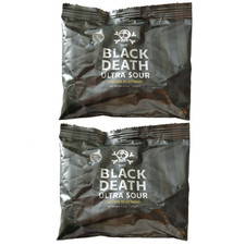 Mr Simms Black Death Ultra Sour Lemon Hard Candy Viral Challenge 4.7 oz 2 pack