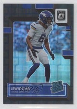 2022 Panini Donruss Optic Rated Rookie Black Pandora Prizm 9/25 Lewis Cine 7m3