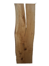 1x Eiche astig Bohle Brett Holz Baumkante Riss epoxid DIY Schneidebrett Regal