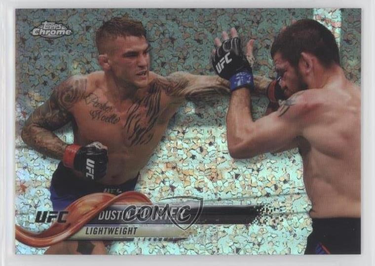 2018 Topps Chrome UFC Diamond Dustin Poirier #23