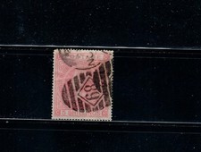 Great Britain SC# 57 Used 1867 QV 5sh Rose Plate #1