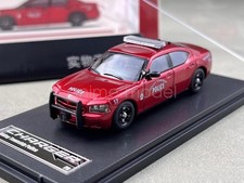 Rollin 1:64 2008 Red Ridely Township Police Charger Model Diecast Display Car