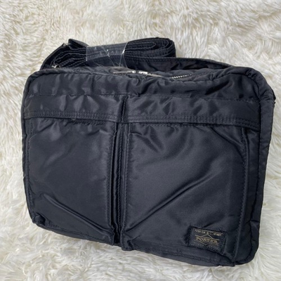 #ad PORTER Tanker YOSHIDA Shoulder Bag 2 Layer Black Japan two Layer F S $159.00