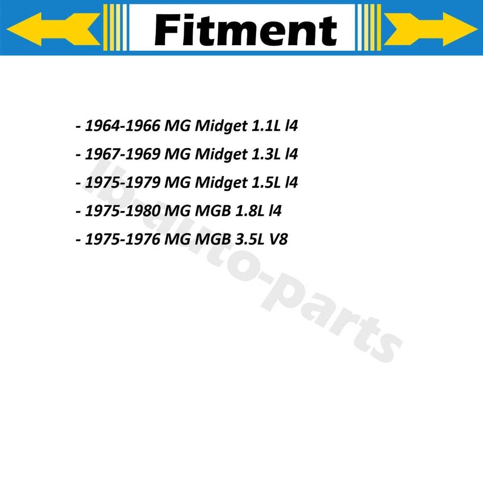 Manguera hidráulica de freno de primera parada para MG MGB 1975-1980 4X Dorman Foto 2 de 4