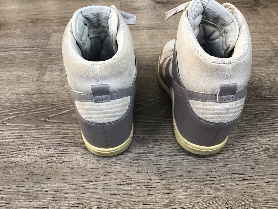 Nike Dunk Sky Hi Women's Size 11 US 528899-005 Gray Hidden Wedge Heel Shoes - Image 3 of 4