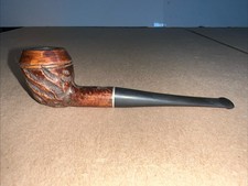 Vintage Made In Italy Beautiful Carved Tobacco Smoking Pipe