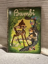 Walt Disney's Bambi, A Big Golden Book In Full Color 1949