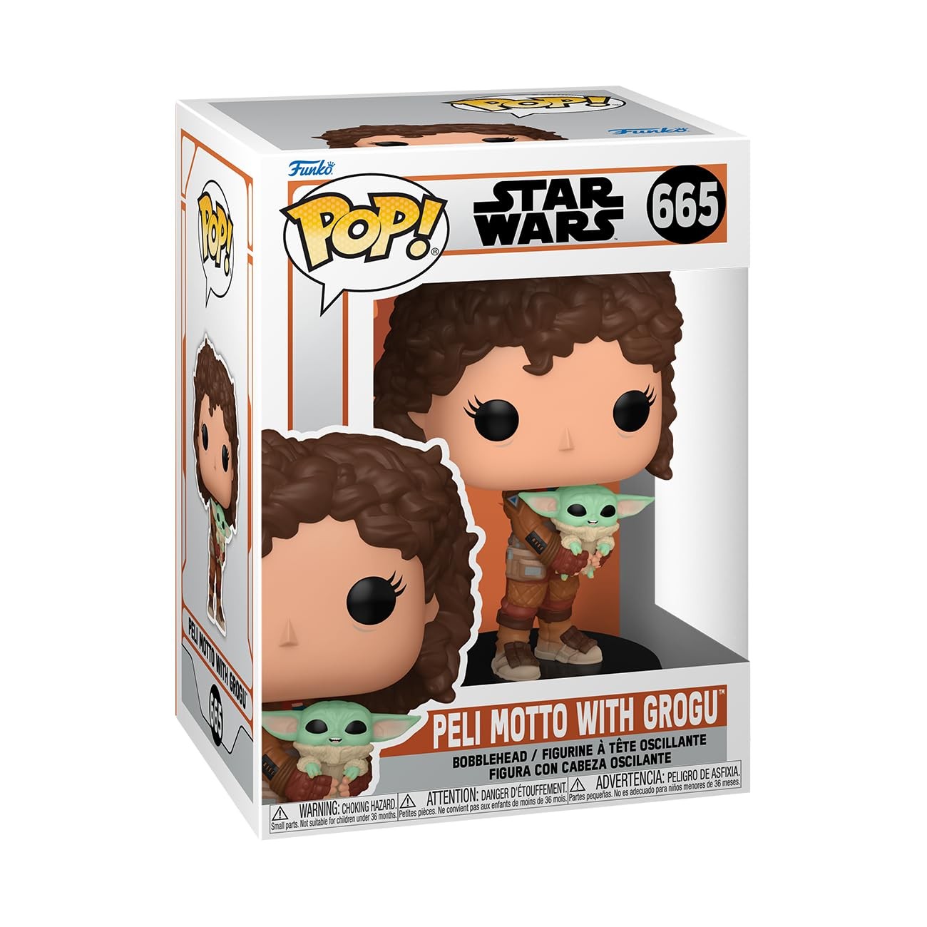 Funko POP Vinyl Star Wars the Mandalorian S9 - Peli Motto With Grogu the Chi 2390₽