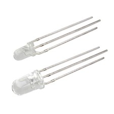 10 St&uuml;ck 3/5mm DUO Leds, mehrfarbig Bi Color 3-Pin Leuchtdioden Led Geh&auml;use KLAR