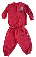 NBA Mighty-Mac Sports Chicago Bulls Red One Piece And Sweatpant 6-9 Month (NWT)