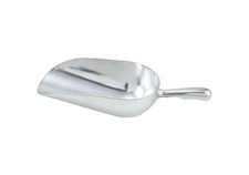 Winco AS-38 38 oz Aluminum Scoop Stabilizing Feet Ice Bar Flour Kitchen Tool