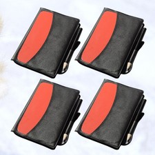 4 Referee Warning Cards Set with Wallet and Pencil for Football Referees