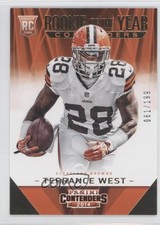 2014 Panini Contenders Rookie of the Year Gold 61/199 Terrance West #ROY-17 0f8