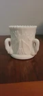 Vintage Milk Glass "Three Swans" With Cattails Toothpick Holder, Westmoreland