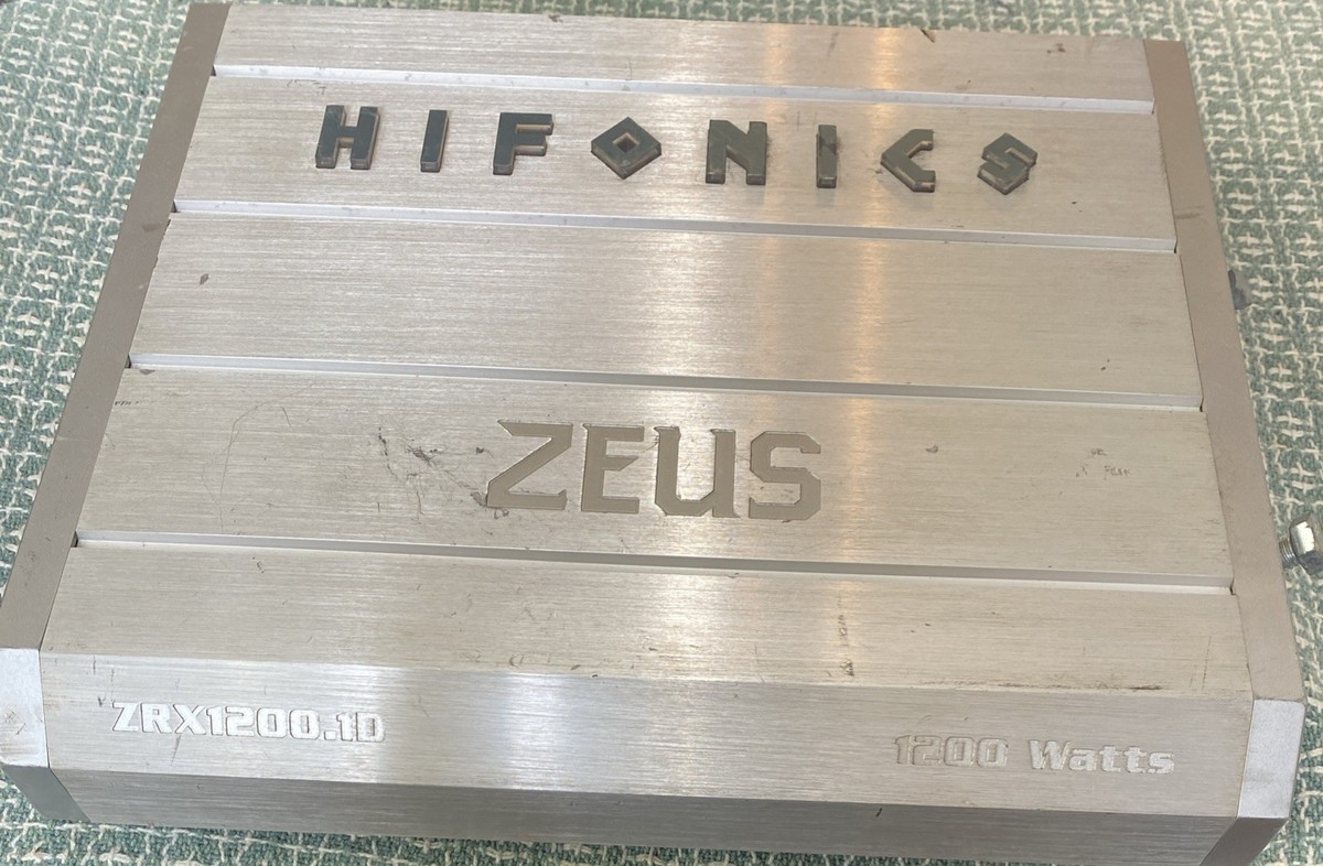 Hifonics Zeus ZRX1216.1D, Mono Amp 1200W Untested See Pictures | eBay