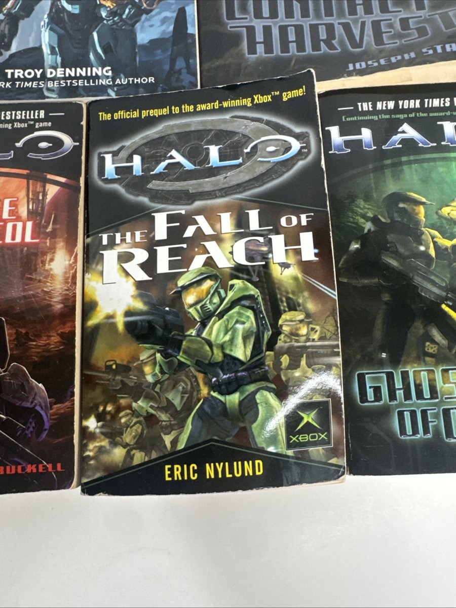 Halo Book Collection Paperback Xbox Series Sci Fi Military Novel