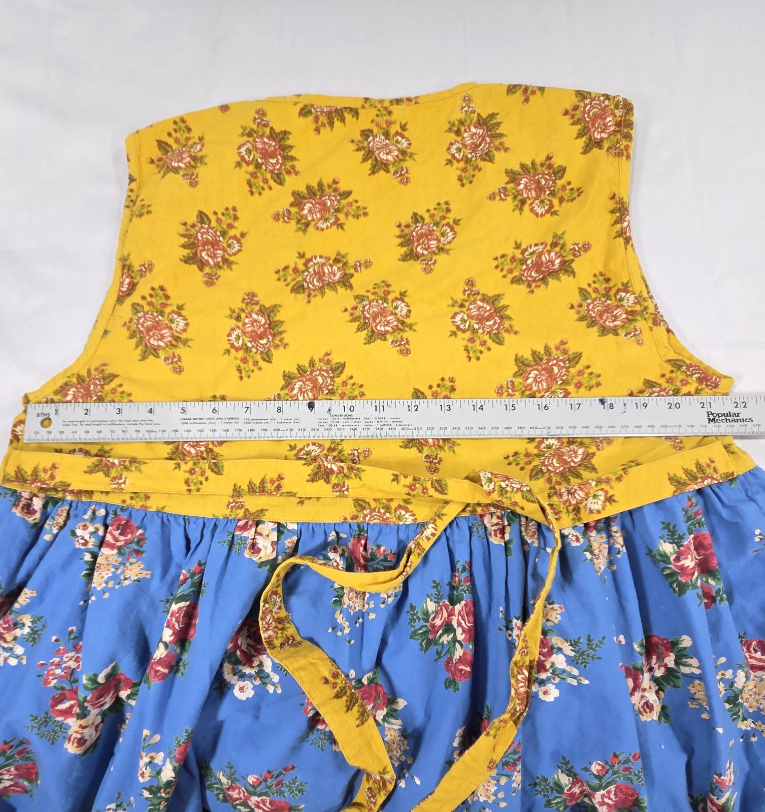 April Cornell Patchwork Smock Tunic Apron Dress C… - image 7