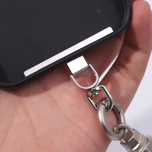 Metal Case Clip Ultra-thin Hanging Piece Luxury Lanyards Card Universal - Photo 7 sur 15