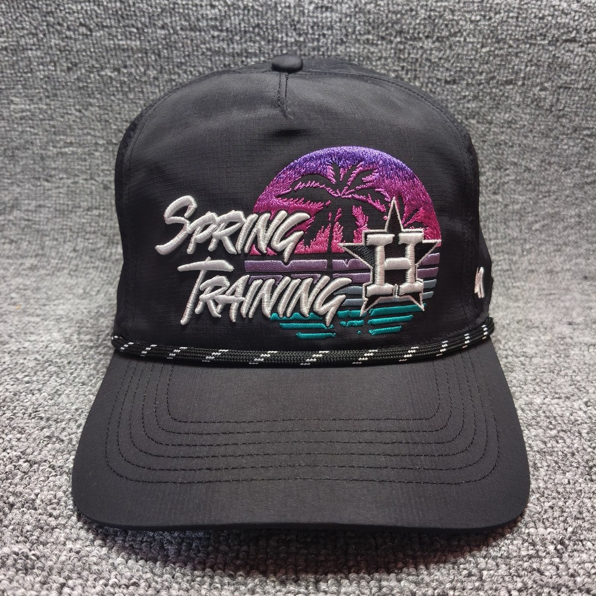 '47 Brand Houston Astros MLB Spring Training Black Snapback Hat Cap