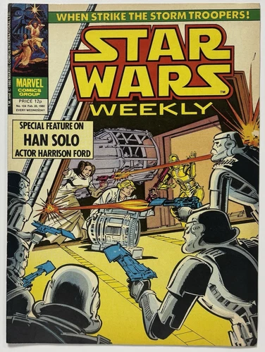 Star Wars Weekly #104 (Marvel UK, Feb 1980) Carmine Infantino Harrison Ford RARE