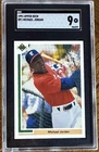 1991 UPPER DECK MICHAEL JORDAN RC BASEBALL CARD #SP1 GRADED SGC 9