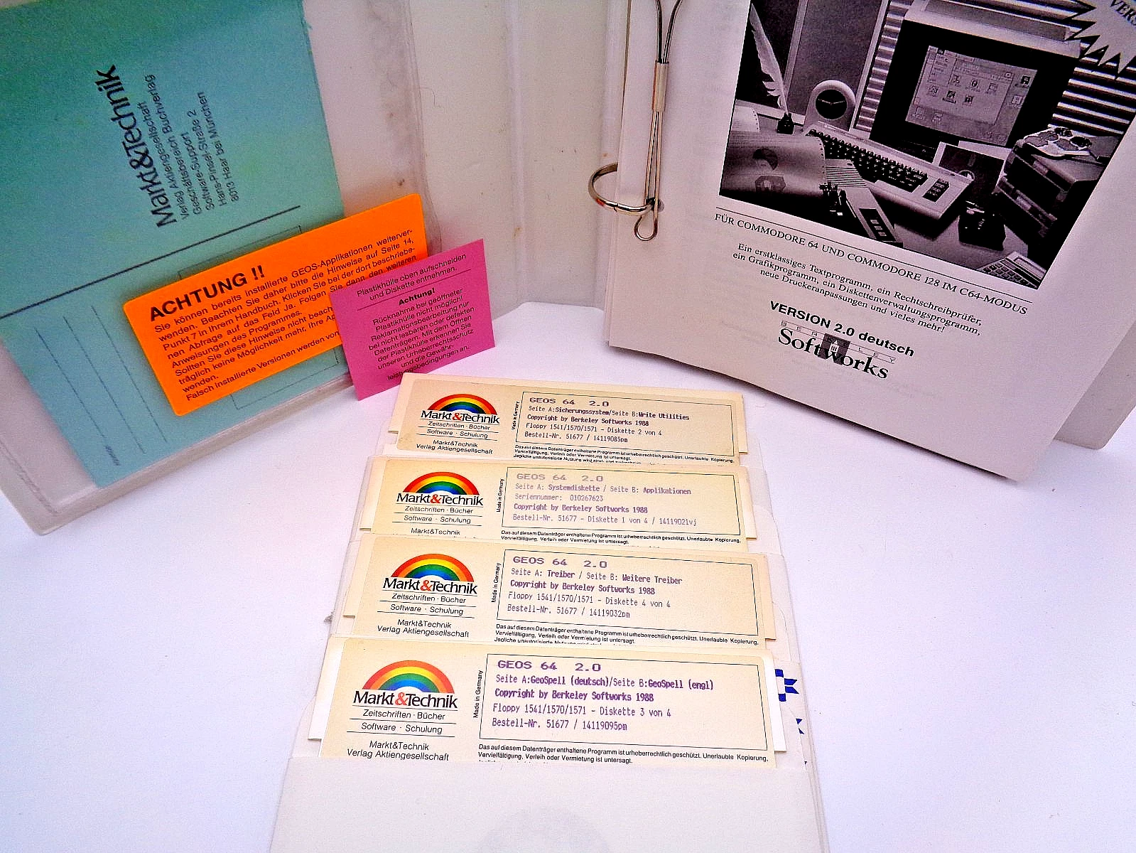 Additional photo for Commodore 64/128 - GEOS Version 2.0 Software