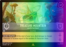 Lorcana Treasure Mountain 203/222 Ch. 06 Azurite Sea LP FOIL