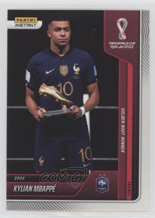 2022 Panini Instant FIFA World Cup Qatar /3081 Kylian Mbappe #133 8gd