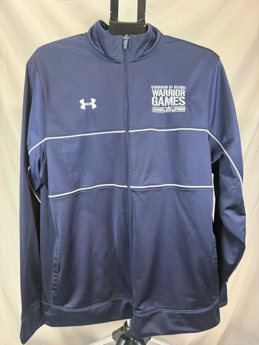 Under Armour Rival Knit Jacket- DoD Warrior Games 2018- Navy- XL