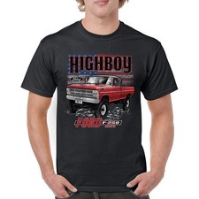 1971 Ford F250 Highboy T-shirt Classic American Pickup Truck 4x4 Men's Tee