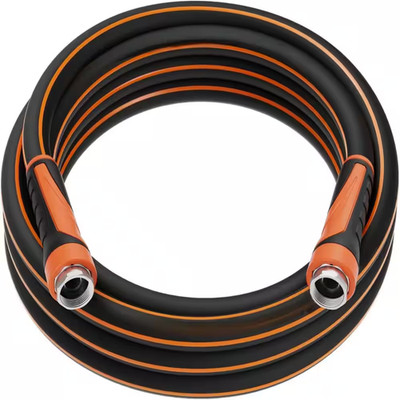 0.625 In. Dia. X 15 Ft. Short Water Hose Heavy Duty, Lightweight Hybrid Hose wit