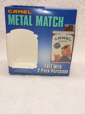 New 🐪 Camel Lights Joes Place Vintage Match Striker 🔥 Lighter  W/box