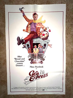 Cafe Express 1980 Movie Poster 27x41 Nino Manfredi