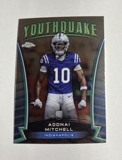 Adonai Mitchell 2024 Topps Chrome Football Youthquake #Y15 Indianapolis Colts RC