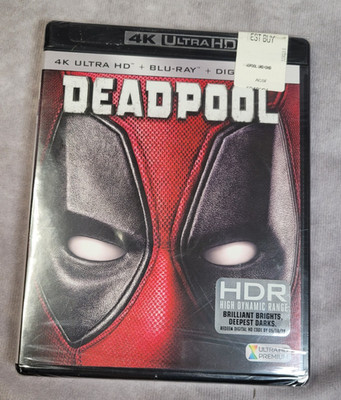 Deadpool 4K Ultra HD Blu-ray NEW SEALED HDR Marvel
