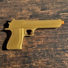 Deadpool Gold Desert Eagle Prop Replica, Consafe Plastic Cosplay & Display