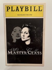 PLAYBILL Maria Callas Master Class, Faye Duna...