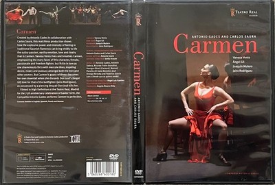 Carmen (DVD, 2011) Antonio Gades. Carlos Saura. Teatro Real, Madrid.