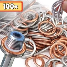 Car Oil Pan Drain Gasket Drainage Bolt Pad Aluminum Copper Oil Drain Plug Gaske Car Oil Pan Drain Gasket Drainage Bolt Pad Aluminum Copper Oil Drain Plug Gaske